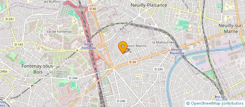 localisation de l'entreprise PGEA INTERNATIONAL  LE PERREUX-SUR-MARNE