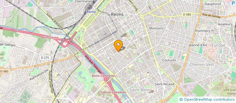 localisation de l'entreprise PGEJ  REIMS