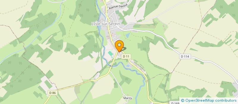 localisation de l'entreprise PGF PARTNER à L'ISLE-SUR-SEREIN