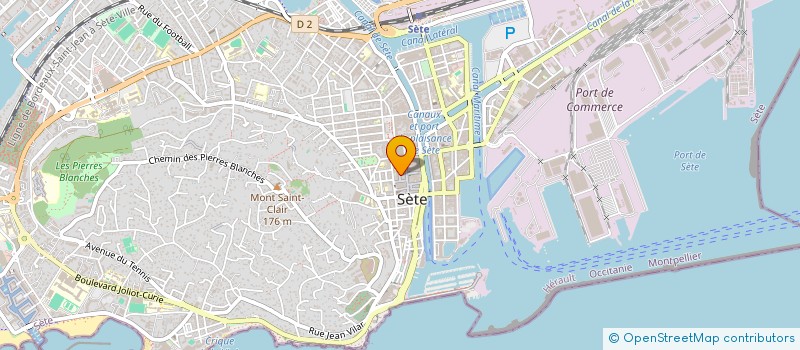 localisation de l'entreprise PGF SETE à SETE