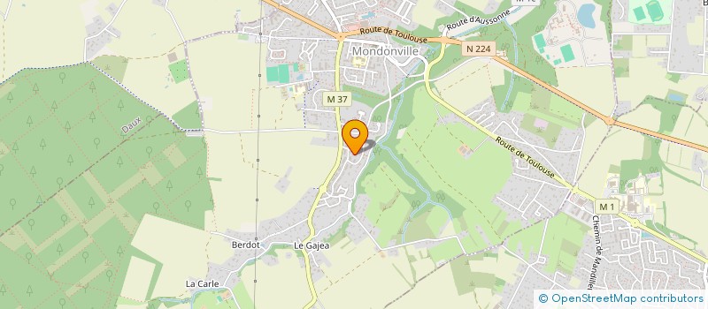 localisation de l'entreprise PGFC IMMO  MONDONVILLE