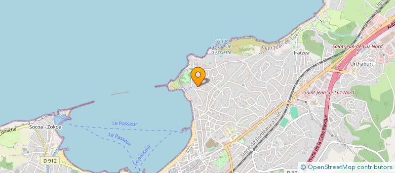 localisation de l'entreprise PGGM  SAINT-JEAN-DE-LUZ