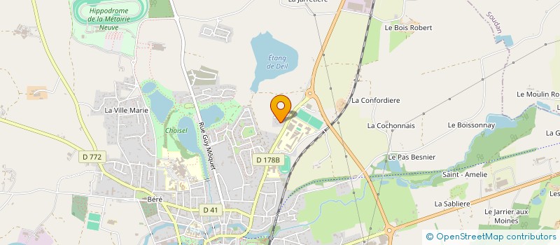 localisation de l'entreprise PGH INVESTISSEMENTS à CHATEAUBRIANT