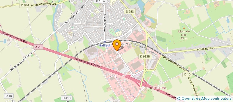 localisation de l'entreprise PGI FRANCE à BAILLEUL
