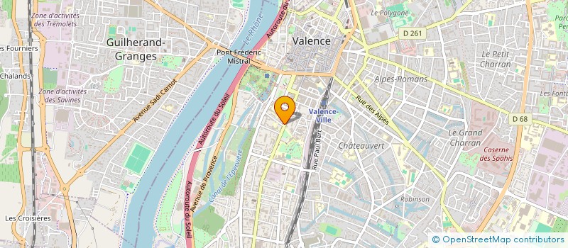 localisation de l'entreprise PGKC à VALENCE