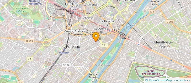 localisation de l'entreprise PGL BUSINESS CONSULTING  PUTEAUX