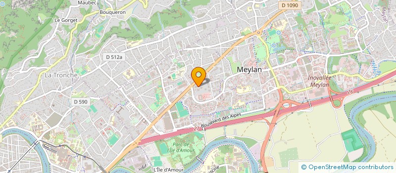 localisation de l'entreprise PGL DIGITAL à MEYLAN