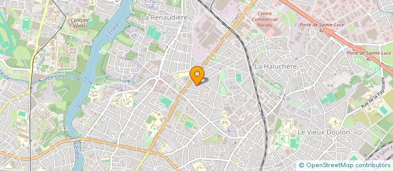localisation de l'entreprise PGL TRANSMISSION à NANTES