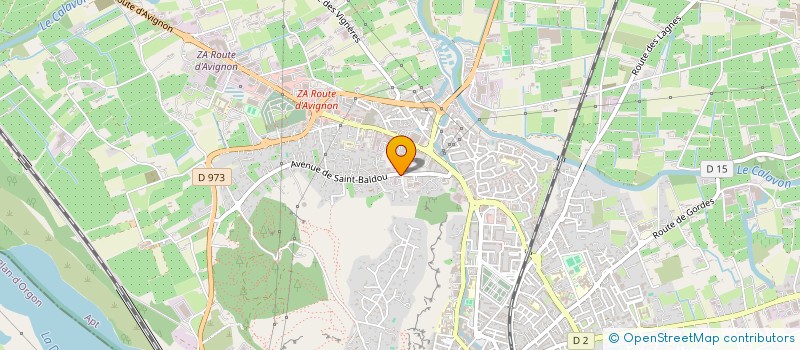 localisation de l'entreprise PGM  CAVAILLON