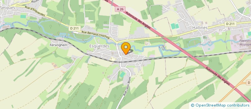 localisation de l'entreprise PGM  ESQUERDES