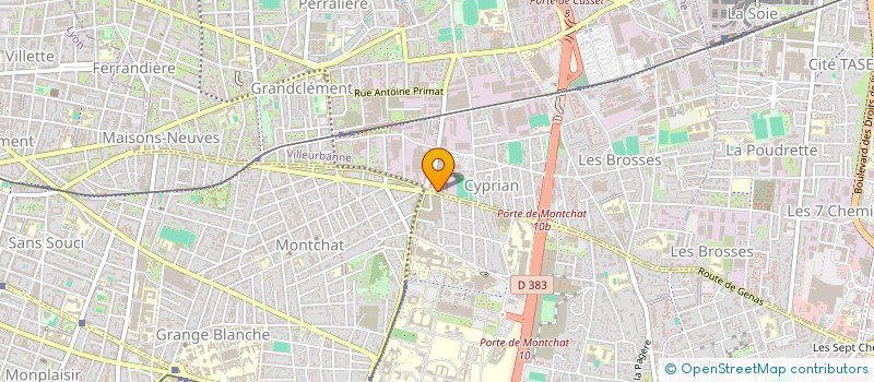 localisation de l'entreprise PGM DIFFUSION à VILLEURBANNE