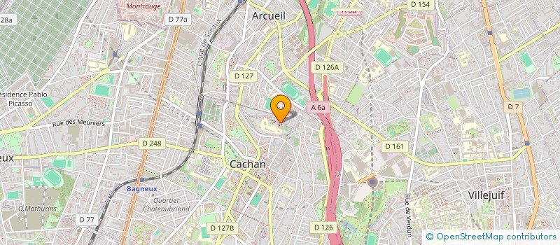 localisation de l'entreprise PGM DISTRIB  CACHAN