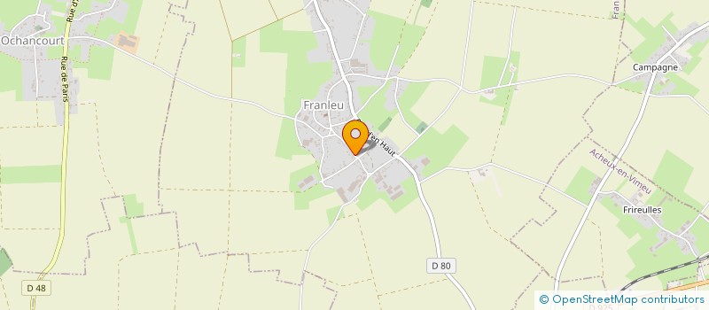 localisation de l'entreprise PGM IMMOBILIER  FRANLEU