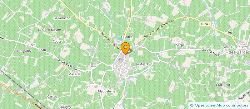 localisation de l'entreprise PGM INVESTISSEMENTS  SAINT-EMILION