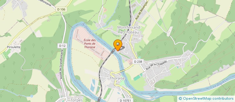 localisation de l'entreprise PGM PIERRE GRANIT ET MARBRE à MONTFERRAND-LE-CHATEAU