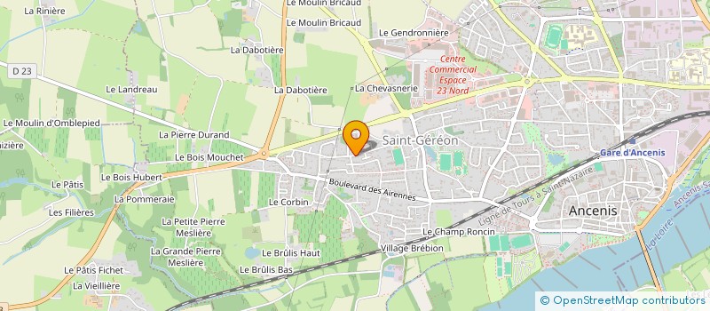 localisation de l'entreprise PGMC  ANCENIS-SAINT-GEREON