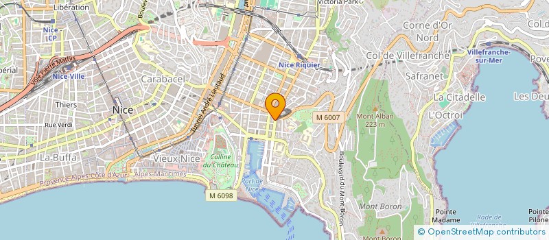 localisation de l'entreprise PGMC IMMO à NICE