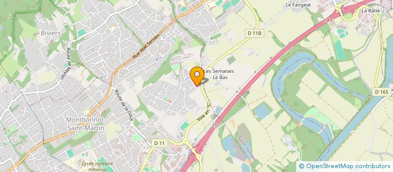 localisation de l'entreprise PGME HABITAT  MONTBONNOT-SAINT-MARTIN