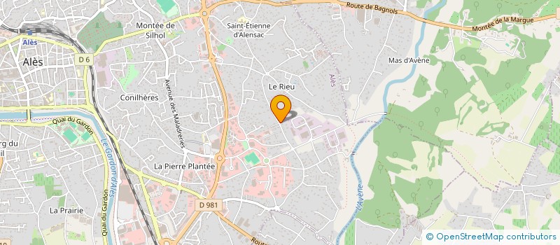 localisation de l'entreprise PGMG IMMO  ALES