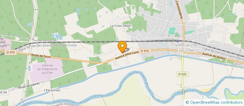 localisation de l'entreprise PGO INGENIERIE  VILLEFRANCHE-SUR-CHER