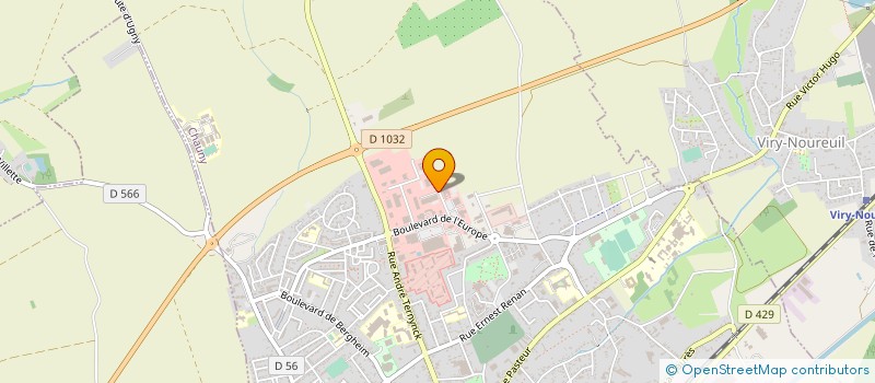 localisation de l'entreprise PGP à CHAUNY