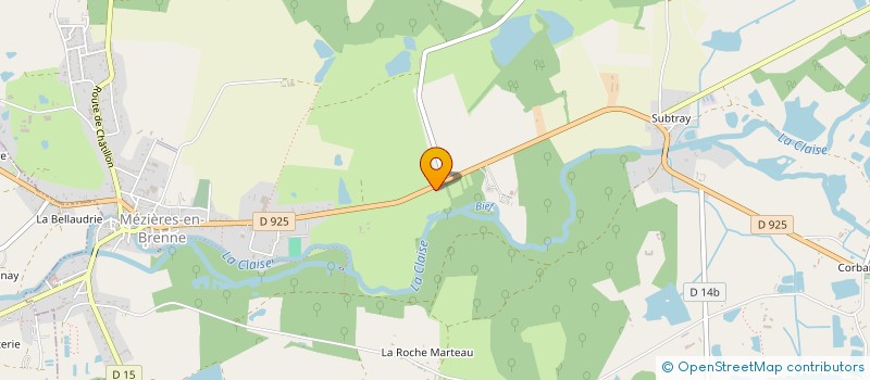 localisation de l'entreprise PGP à MEZIERES-EN-BRENNE