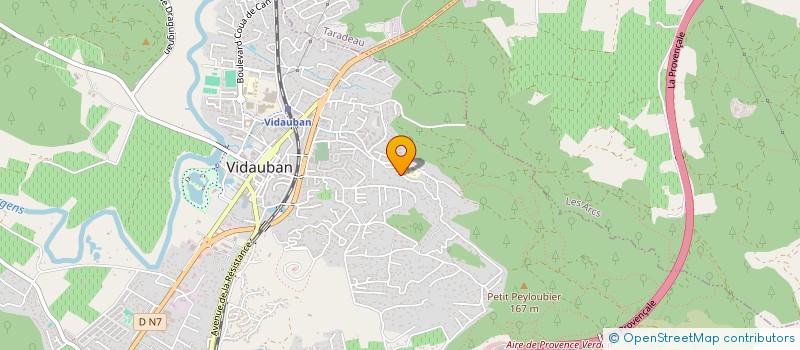 localisation de l'entreprise PGPS à VIDAUBAN