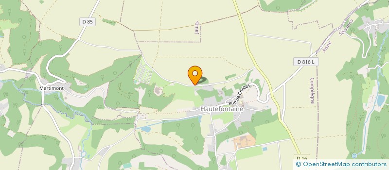 localisation de l'entreprise PGR BATIMENT  HAUTEFONTAINE