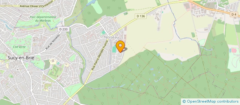 localisation de l'entreprise PGR FORMATION  NOISEAU