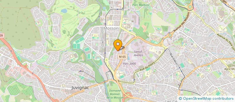 localisation de l'entreprise PGR INGENIERIE à MONTPELLIER