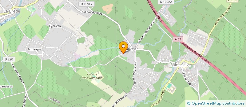 localisation de l'entreprise PGR LANDES GRAVES à LA BREDE