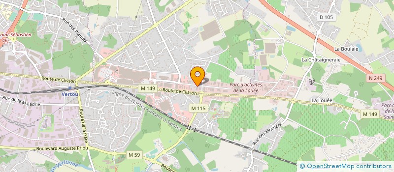 localisation de l'entreprise PGR OUEST à BASSE-GOULAINE