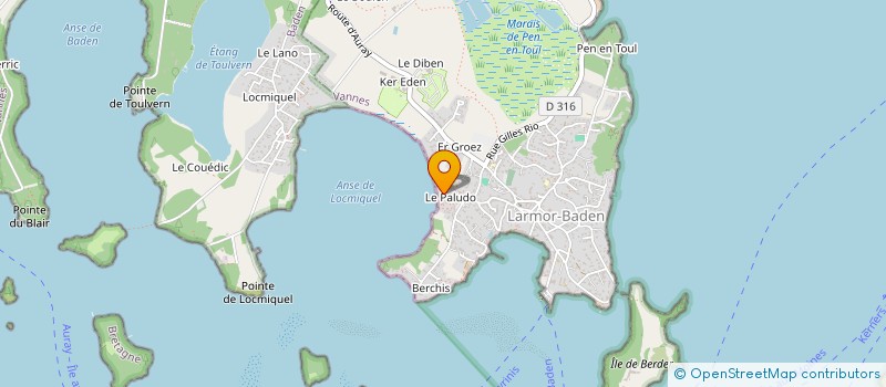 localisation de l'entreprise PGRX EVENTS  LARMOR-BADEN