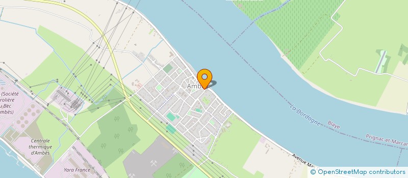 localisation de l'entreprise PGS BOIS  AMBES