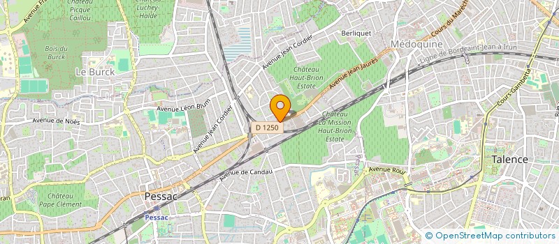 localisation de l'entreprise PGS FRANCE  PESSAC