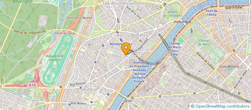 localisation de l'entreprise PGS INGENIERIE  PARIS