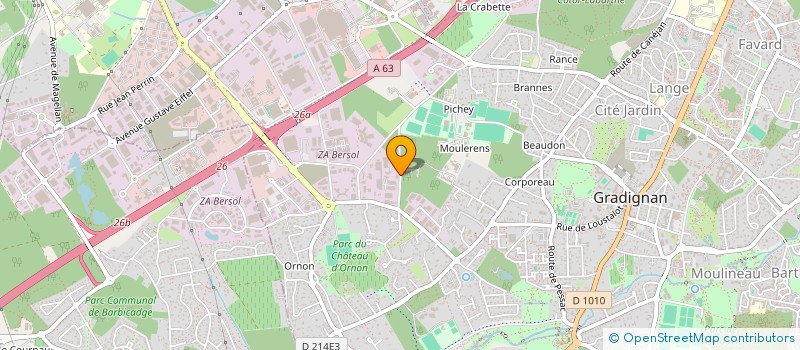 localisation de l'entreprise PGS LIMITED  LEOGNAN