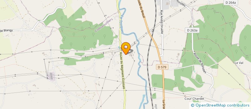 localisation de l'entreprise PGS PERURENA  COQUAINVILLIERS