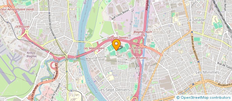 localisation de l'entreprise PGT à TOULOUSE