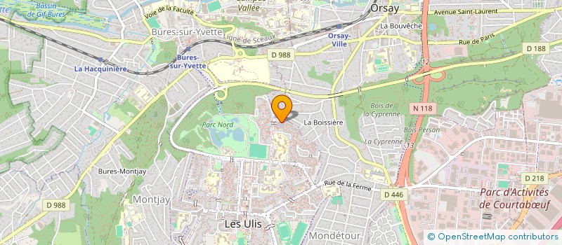 localisation de l'entreprise PGT FONCIER  LES ULIS