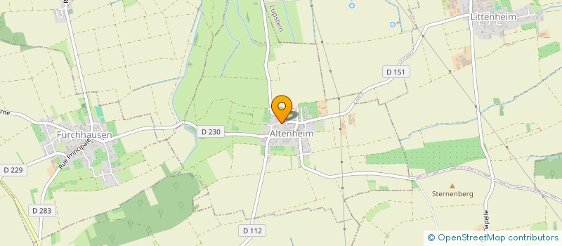 localisation de l'entreprise PGTECH  ALTENHEIM