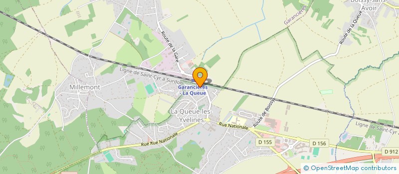 localisation de l'entreprise PGTEKS  LA QUEUE-LES-YVELINES