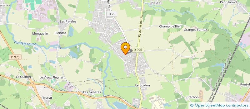 localisation de l'entreprise PGVD à VIRIAT