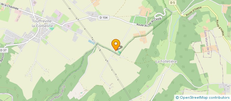localisation de l'entreprise PGX DEV  TOUFFREVILLE-LA-CORBELINE
