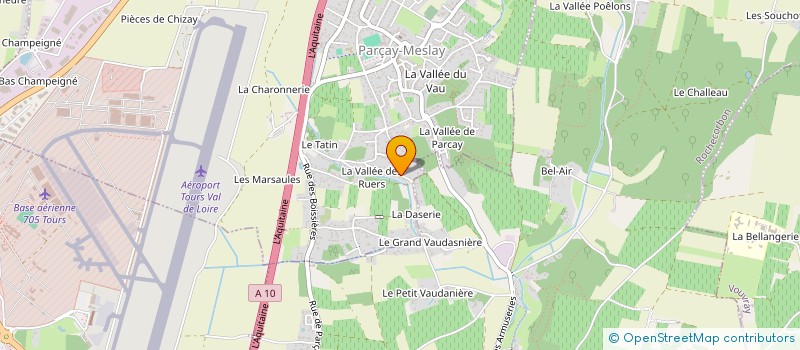 localisation de l'entreprise PGXA à ROCHECORBON