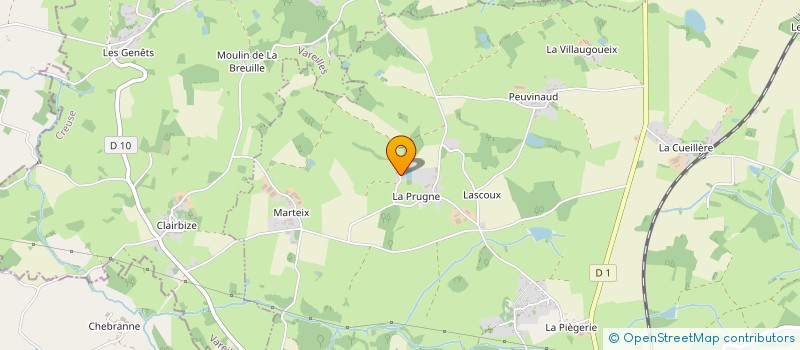 localisation de l'entreprise PGYMS  SAINT-AGNANT-DE-VERSILLAT