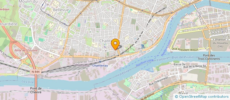 localisation de l'entreprise PH à NANTES