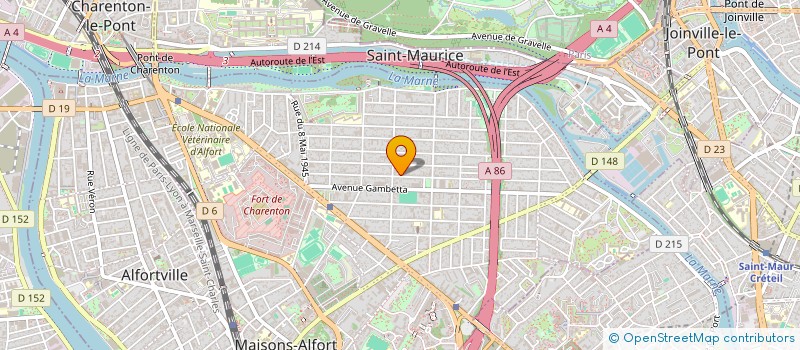 localisation de l'entreprise PH AGENCEMENT à MAISONS-ALFORT