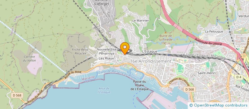 localisation de l'entreprise PH ART ET BALISES à MARSEILLE