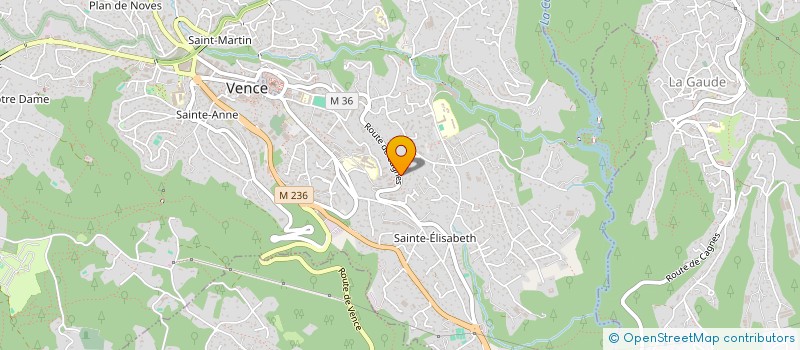 localisation de l'entreprise PH'ART, PHILOSOPHIE ET ART  VENCE